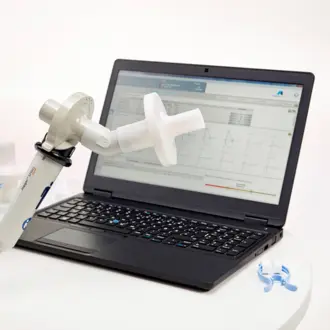 Vyntus™ SPIRO PC Spirometer pulmonary function testing device.